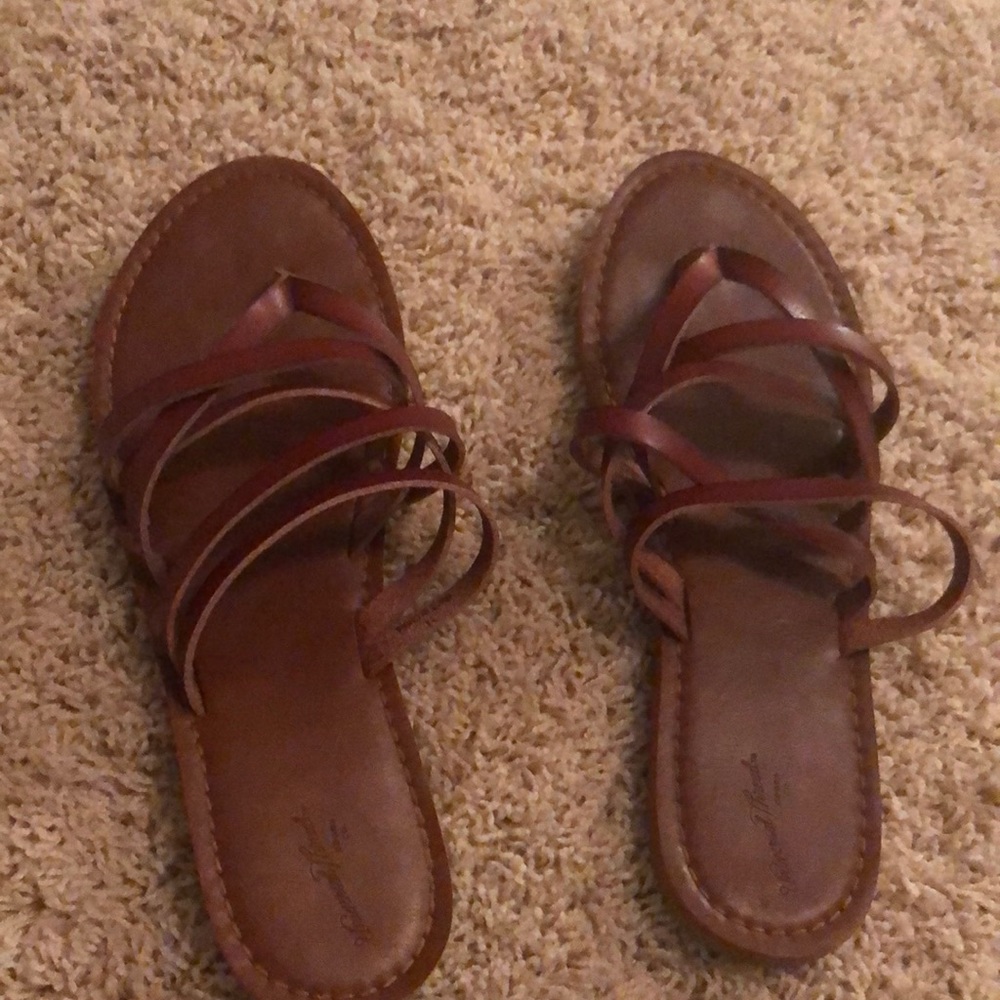 Brown sandals